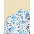 thumbnail image 5 of Hirigin Toddler Baby Boy Outfits 1T 2T 3T 4T 5T 6T Clothes Summer Kids Dinosaur Pattern Short Sleeve Button Down Shirt  Shorts Set, 5 of 8