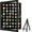 Black, variant on Enamel Pin Display Case 13x9.5 Inches, Wall Mount and Tabletop Pin Collection Board, Black Display Stand for Enamel Pins, Organizer for Pin Collectors,Black