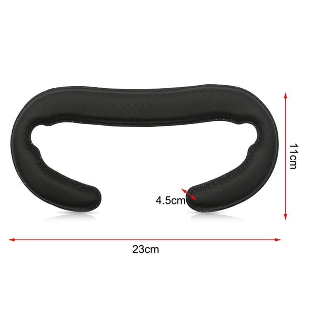 Vr Face Cover Pad Pu Auriculares De Cuero Cojín Facial Eye Pad Lavable Gafas Inteligentes Accesorios Para Oculus Go Moyic EL012257-00