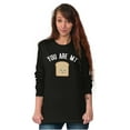 thumbnail image 5 of Better Half Cute Couples Matching Plus Size Long Sleeve Graphic Tee Shirt Brisco Brands 2X, 5 of 6