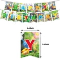 thumbnail image 2 of Juego de vajilla decorativa para fiesta de cumpleaños de Pikmin, pancarta para tarta, bandera desechable para colgar, globos de Pikmin, decoración de cumpleaños, 2 of 5