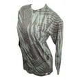 thumbnail image 1 of Victoria's Secret Pink Size Large Campus Pocket Crew Neck Tee Tie Dye Green NWT, 1 of 3