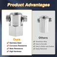 thumbnail image 2 of Stainless Steel Top Wind Trailer Jack Crank Handle Cordless Drill Adapter with A 1/2 Inch Socket Adapter Bit, 2 of 8