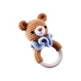 thumbnail image 3 of Agiferg Cartoon Knitting Handmade Crochet Knitting Rattle Ring Suzuki Ring, 3 of 4