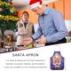 thumbnail image 2 of Delantal de cocina con temática navideña Mujeres Hombres Cena Fiesta Cocina Babero no tejido Decoración navideña, Papá Noel Inevent HA000271-02B, 2 of 6
