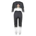 thumbnail image 5 of JURANMO Christmas Womens Two Piece Outfits Casual Sweatsuits,2024 Winter Women's Cute Reindeer Gradient Printing Casual Trendy Long Sleeve Sport Pullover Leisure Tops + Drawstring Pockets Pants Set, 5 of 5