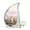 Rabbit-1, variant on VALERASH Rabbit Urn for Ashes for Women - Decorative Rainbow Urns for Ashes Adult Male Pink Teardrop Memorial Urn for Adult Mom- 3 Inch