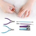 thumbnail image 1 of Nippers de Cutículas Conjunto, Recortador de Cutículas con empuje de Cutícula Profesional de extracciónica de Piel Muerta 2 Establecer Acero para oxidable para uñas de las uñas de, 1 of 7