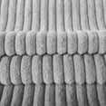 thumbnail image 4 of Phantoscope 18" x 18" Modern, Contemporary, Transitional Gray Striped Polyester Throw Pillow , ( 2 Count), 4 of 6