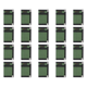 thumbnail image 1 of Cartera EDC Molle Wdftyju de 20 piezas estuche para tarjetas monedero de caza verde, 1 of 6
