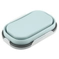 thumbnail image 2 of Fdit Food Grade Silicone Foldable Lunch Box Portable Rectangle Food Storage Container, Food Container, Folding Lunch Box, 2 of 7