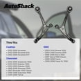 thumbnail image 3 of AutoShack Front Upper Control Arm and Ball Joint with Bushings for Chevrolet & GMC, Silverado 1500 1999-2006 Sierra 1500 1999-2006 Tahoe 2000-2006, 4WD RWD AWD V6 4.3L V8 4.8L 5.3L 6.0L, 3 of 5