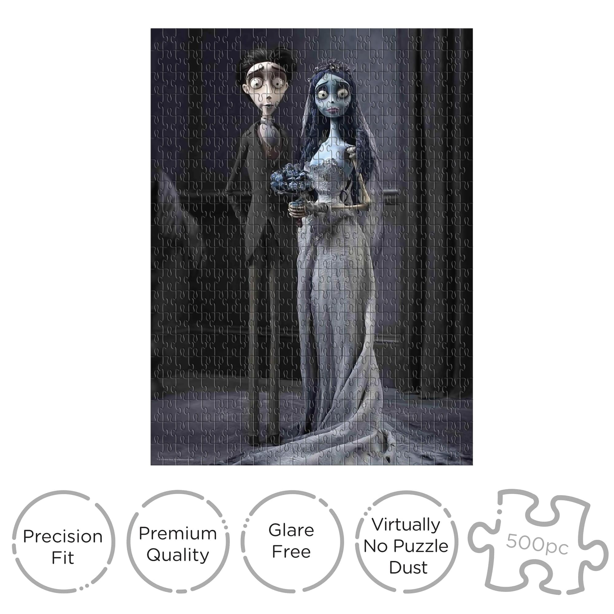 Corpse Bride Coffin Box 500 Piece Jigsaw Puzzle - Walmart.com