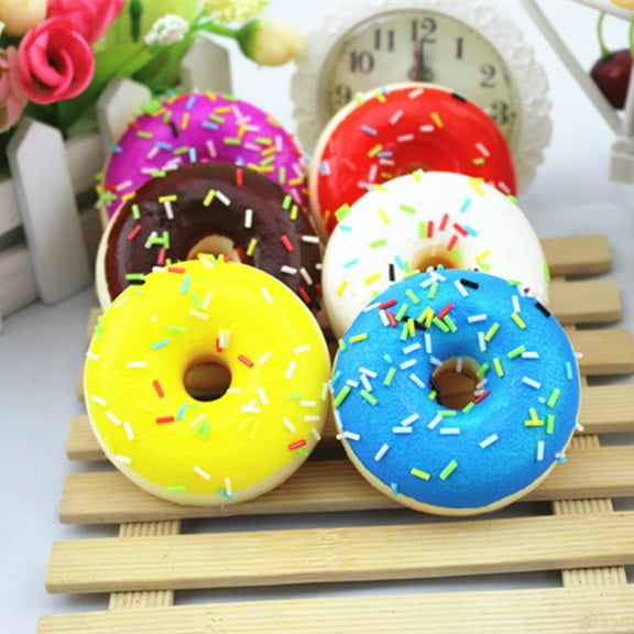 Clearance Deals! Lssam Donuts,Donut Squishy,Fake Donuts,Relaxing Colorful Scented Squishies - Stress Relief Slow Rise Toys