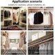 thumbnail image 4 of 25mm Wardrobe Fitting U-Shaped Curtain Rod Holders Rod Brackets for Wardrobe Tube Curtain, 4 of 4