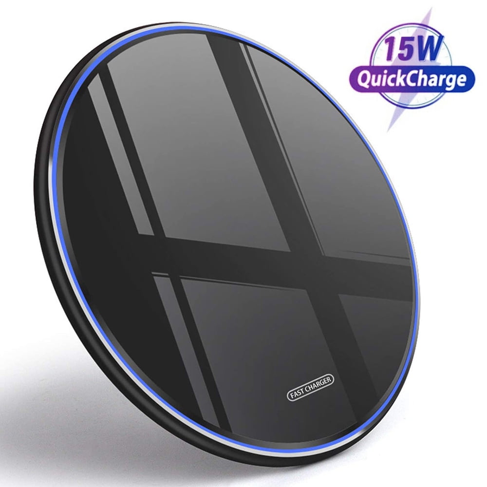 Wireless Charger 15W Max Fast Charging Pad Compatible with Samsung