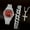 3pcs silvery red, variant on Set of 3 or 4 Men's Quartz Watches & Jewelry Set - Alloy Strap, Rhinestone Details, Round Dial - Fashionable Style | World-time Feature | Non-waterproof