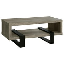 Newboti Furniture Grey Driftwood 1-shelf Coffee Table 84691