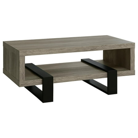 Newboti Furniture Grey Driftwood 1-shelf Coffee Table 84691