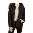 thumbnail image 3 of Anne Klein Women's Scuba Leather Jacket, 3 of 3