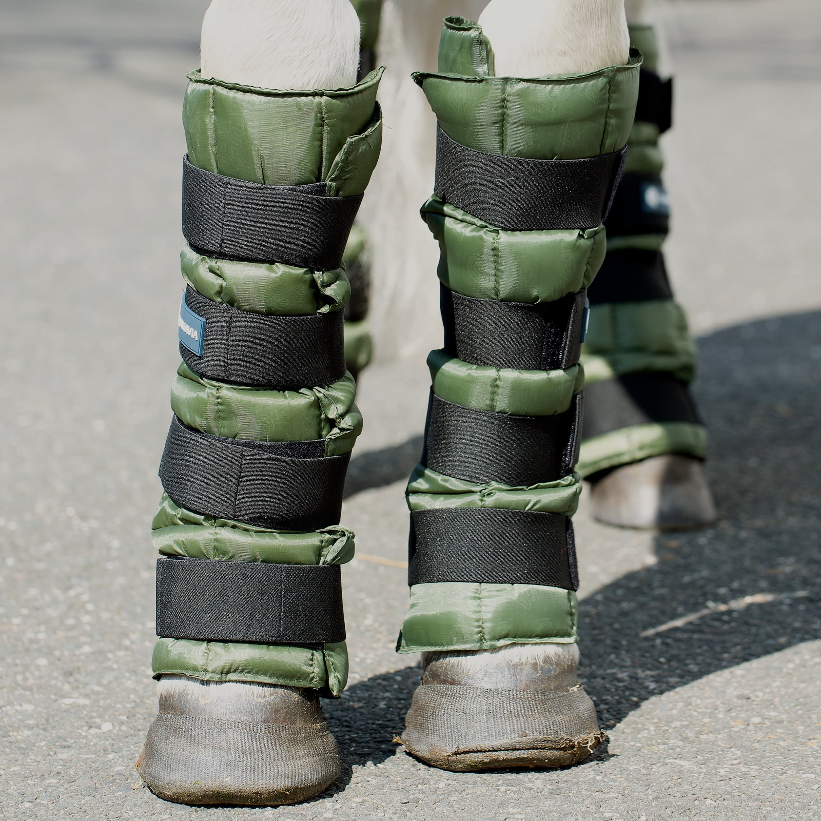Equinavia Cool Relief Therapy Ice Boots Leg Wraps Pair for Horses, Gel Pack with Adjustable Straps | 16.5" x 15.5" with Storage Bag