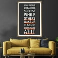 thumbnail image 4 of Success Artwork, Workplace Art Canvas, Inspirational Poster, Success Quotes, Work Hard At It Art Canvas, While Other Wake Up Wall Decor, Canvas Wall Decor - Gallery Wrapped, 4 of 5