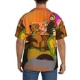 thumbnail image 5 of Sigee Scooby-Doo U for Men's Casual Short Sleeve Button Down Shirts Men's Shirts Summer Medium, 5 of 7