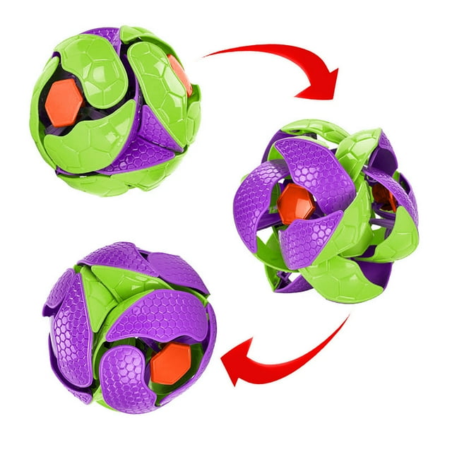 Color Flipping Smooth Sphere Hand Toy, Portable Multifunctional Retractable ABS Toy, Fun For Kids & Adults, Recyclable