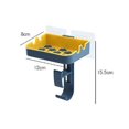 thumbnail image 4 of Caja de jabón CHAO azul con ventosa montada en la pared para baño e inodoro, 4 of 5