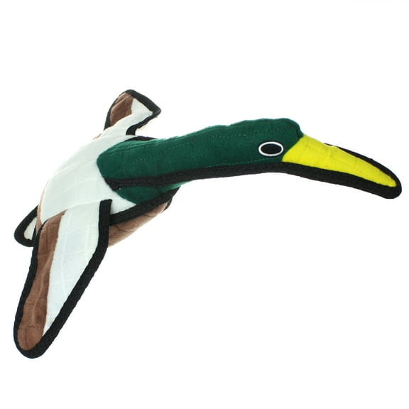 Tuffy Barnyard Duck Durable Plush Squeaky Dog Toy