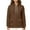 Brown, variant on FAIWAD Womens Fleece Lined Sweatshirts Casual Long Sleeve Warm Thick Hoodies Winter Thermal Hooded Tops with Pocket
