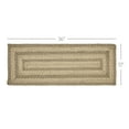 thumbnail image 3 of VHC Brands Farmhouse Cobblestone Table Runner, Tan Grey White, Jute Blend, Rectangle, 13x36 Inches, 3 of 4