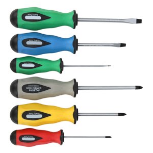 6PCS Alloy Steel Service Screwdriver Set, Service Screwdriver Set, Repairing Screwdriver Set, Durable Industrial For Home