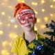 thumbnail image 5 of Gafas navideñas para disfrazarse | Marco de fotos con diseño de Papá Noel | Accesorios festivos para niños y adultos, 5 of 6