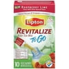 Lipton: Raspberry Lime Revitalize to Go Iced Tea Mix Beverage, .5 oz