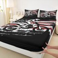 thumbnail image 3 of jejeloiu Extreme Speed Sport Twin Sheet Sets,Vintage Motorcycle Bedding For Boys Teens 3 Pieces, 3 of 7