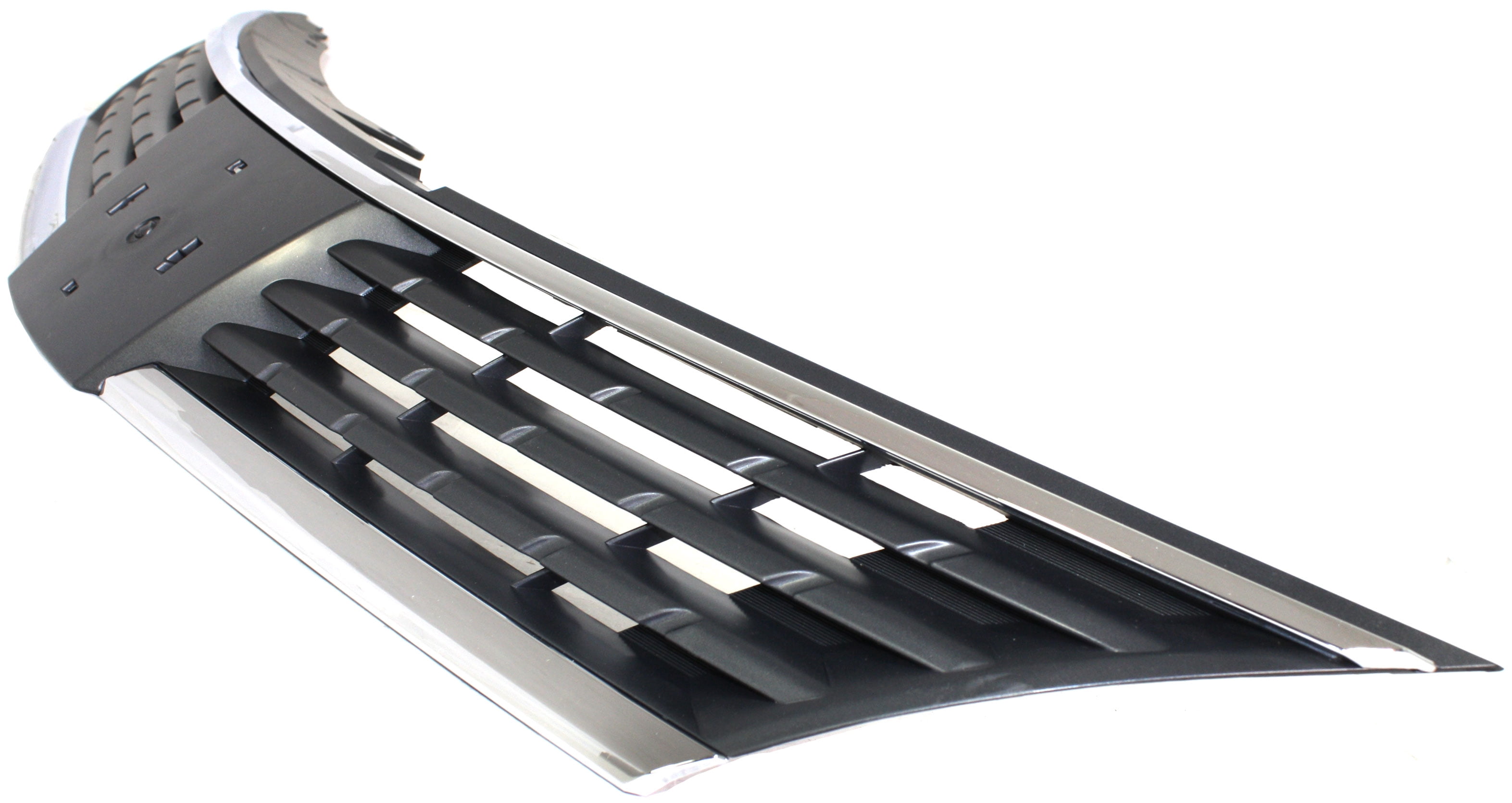 Grille Assembly Compatible With 2007-2009 Nissan Versa Gray Shell and Insert