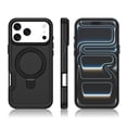 thumbnail image 2 of Ultra-Magnetic Stand for iPhone 16 Case, [Military Drop Protection] [Compatible with MagSafe] Shockproof Matte Ultra Slim Ring Kickstand Holder Case for iPhone 16, Jadegreen, 2 of 5