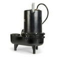 Everbilt Sewage Ejector Pump 3/4 HP Submersible Piggyback Float Switch Design