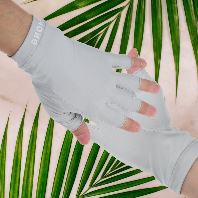 1 Pair UV Glove Gel Manicures Glove Anti UV Fingerless Gloves UV