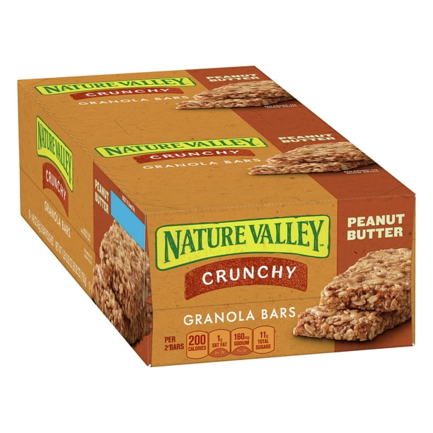 Nature Valley Peanut Butter Crunchy Granola Bars, 26.82 oz Walmart
