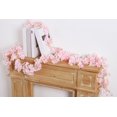 thumbnail image 2 of 6PC 35.4FT Cherry Blossom Flowers Garland for Spring Decoration Artificial Pink Flower Garland Silk Sakura Vines Hanging for Wedding Party Valentine Japanese Home Decor, 2 of 5