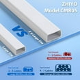 thumbnail image 4 of Cord Hider Wall for One Cord in Cord Covers for Wires on Wall Easy Install Cable Cover Wall Cable Raceway Hide Cords Cable Hider Cord Management Wall x Lin W.in H.in, 4 of 8