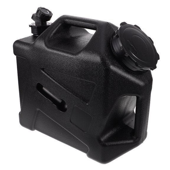 RENACLIPY Portable Outdoor Water Tank with Spigot 12L Black Pe Water Storage Container