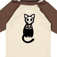 thumbnail image 4 of Inktastic Skeleton Cat Boys or Girls Long Sleeve Baby Bodysuit, 4 of 5