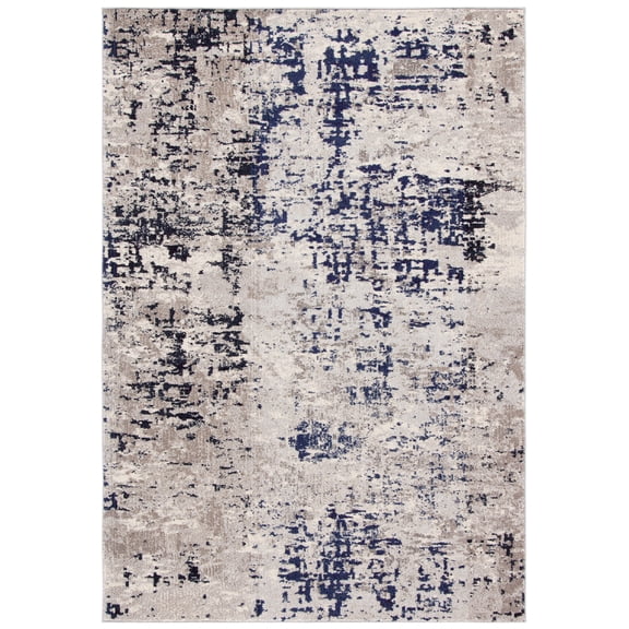 SAFAVIEH Madison Flowers Vintage Abstract Area Rug, Beige/Purple, 3' x 5'