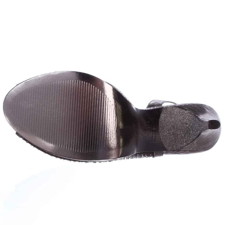 gunmetal grey dress sandals Jeweled Juniper Gunmetal Sandal 40