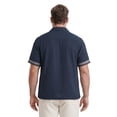 thumbnail image 5 of Havanera Men’s and Big Men's Horizontal Panel Print 100% Viscose Short Sleeve Shirt, S-5XL, 5 of 8