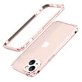 thumbnail image 2 of Dteck Case for iPhone 13 6.1-inch,Shockproof Metal Aluminum Bumper Frame Slim Case with Camera Lens Protector Cover for iPhone 13,Pink, 2 of 9