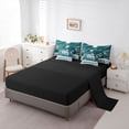 thumbnail image 4 of Erosebridal Sports Bedding Twin Size Teens, American Football Duvet Set, Turqoise Grey, Philadelphia, Reversible 7-Piece, 4 of 5